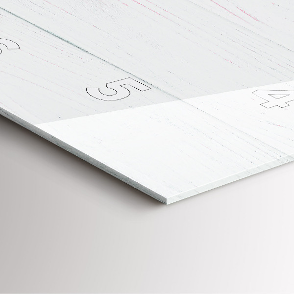 Orologio quadrato Fiori primaverili