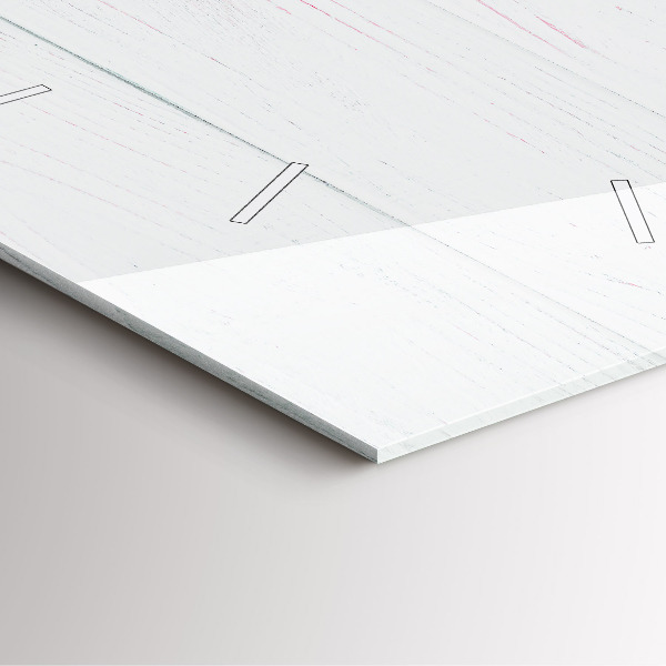 Orologio quadrato Fiori primaverili