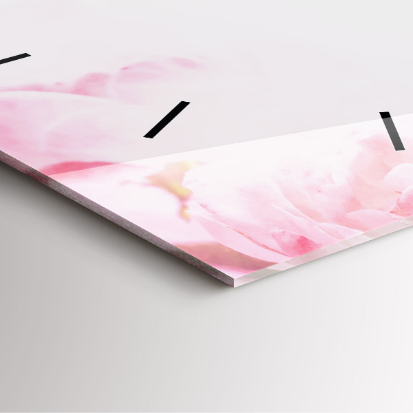 Orologio quadrato Fiori che sbocciano