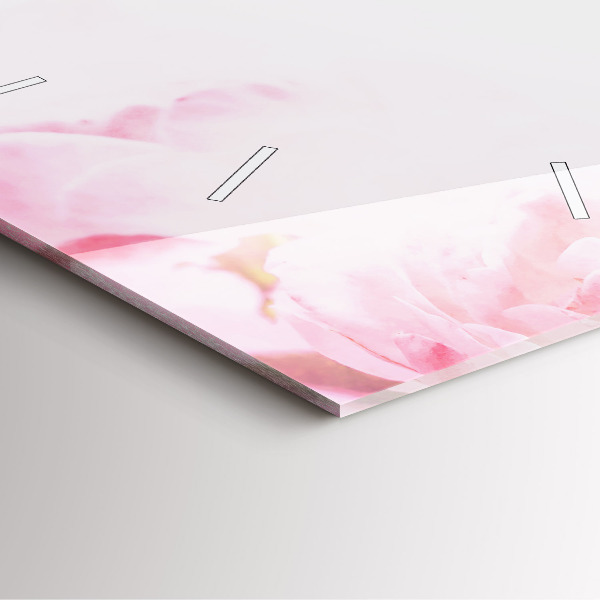 Orologio quadrato Fiori che sbocciano