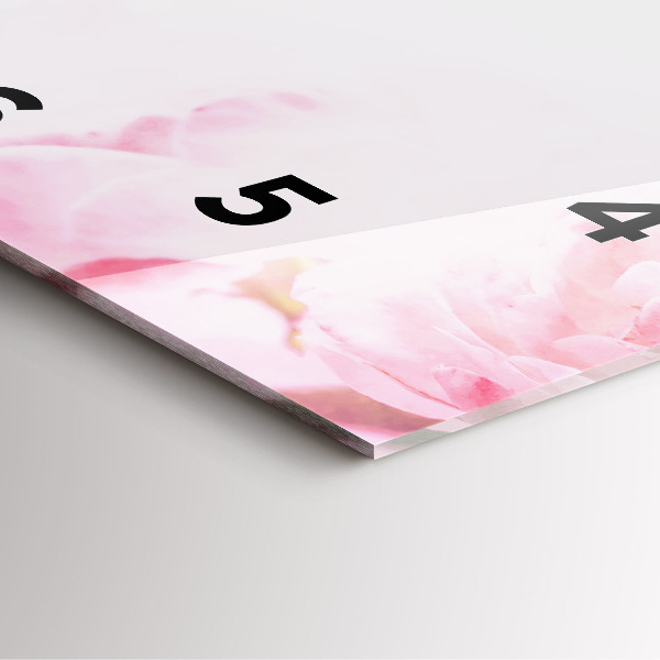 Orologio quadrato Fiori che sbocciano