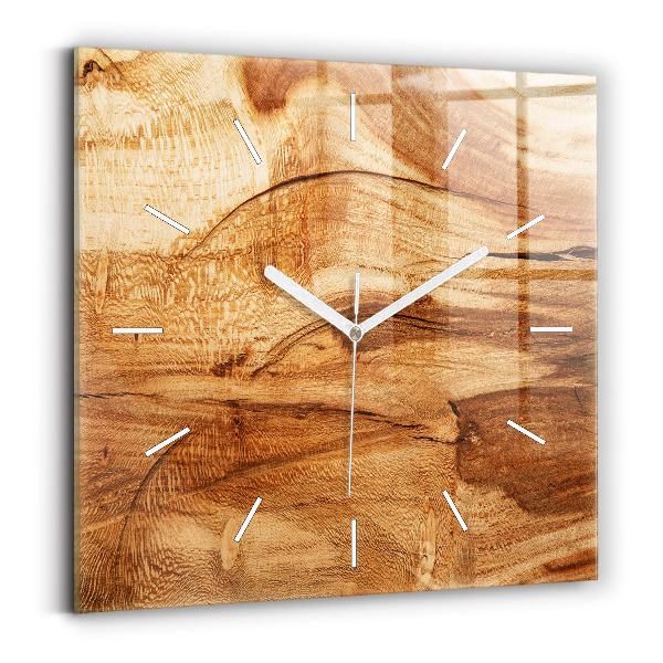 Orologio quadrato Struttura del legno