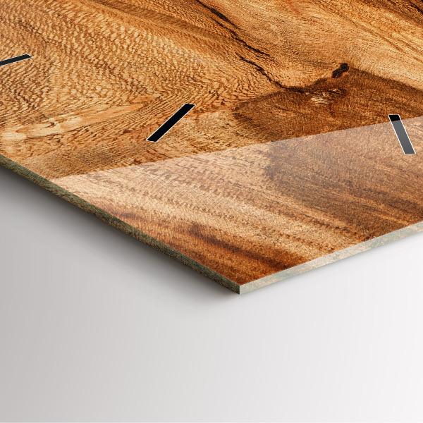 Orologio quadrato Struttura del legno