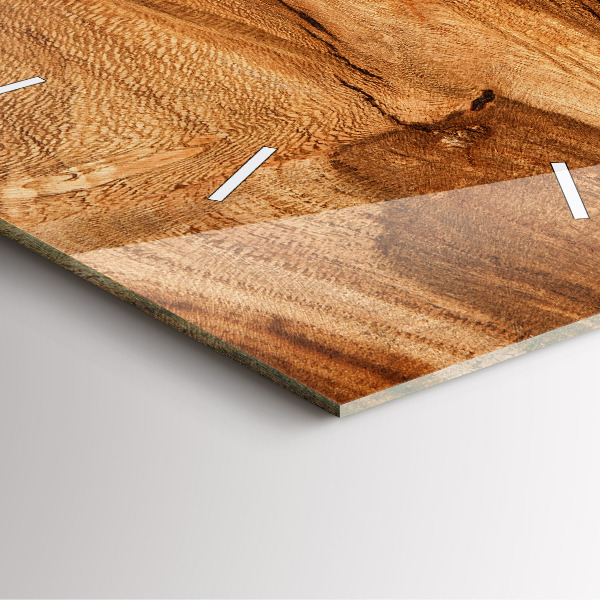 Orologio quadrato Struttura del legno