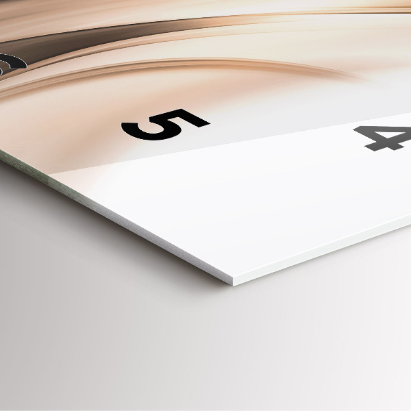 Orologio quadrato Linea di astrazione