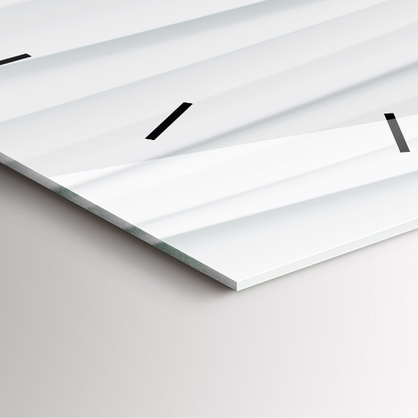 Orologio quadrato Trama delle onde