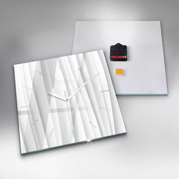 Orologio quadrato Trama delle onde