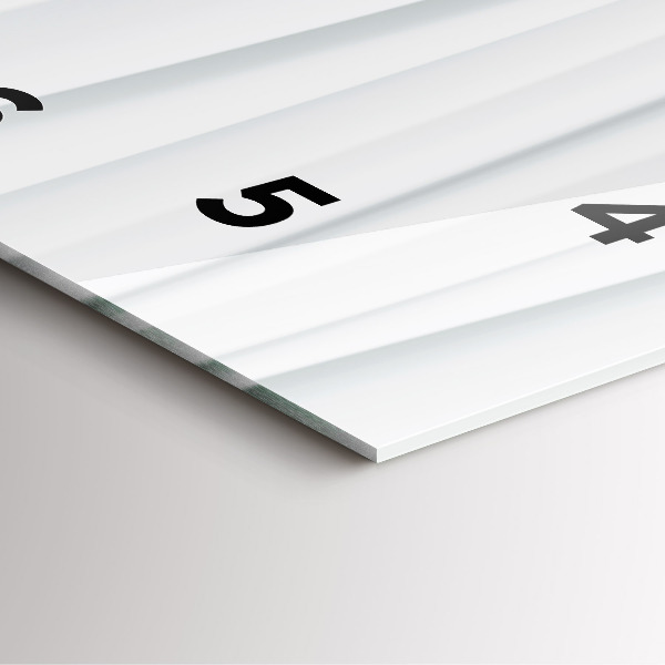 Orologio quadrato Trama delle onde