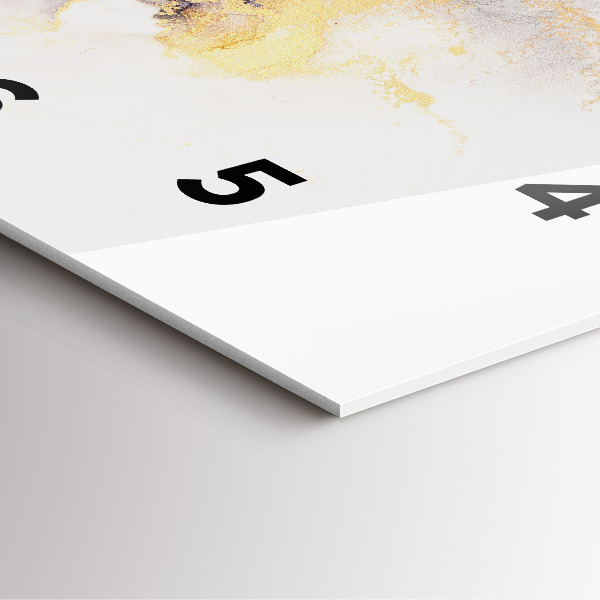 Orologio quadrato Modello in marmo