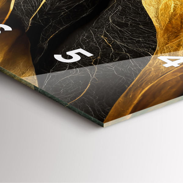 Orologio quadrato Astrazione elegante