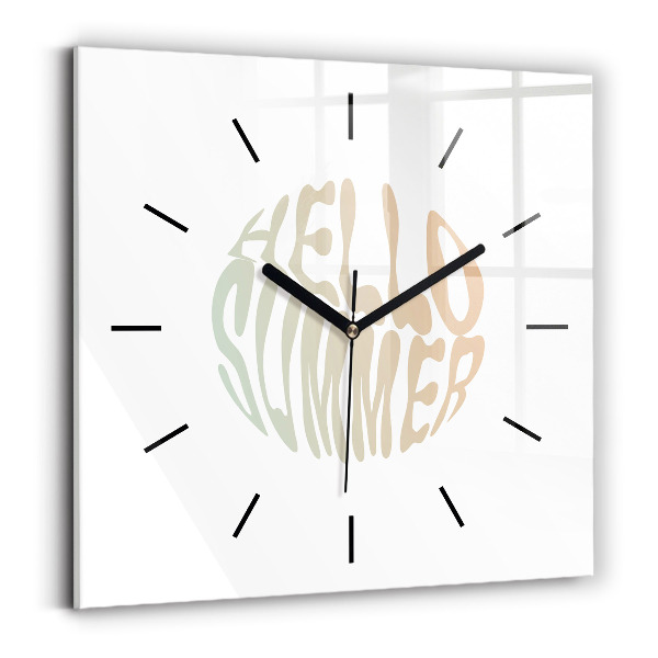 Orologio quadrato Ciao Estate!