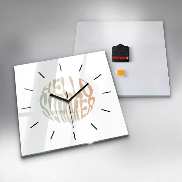 Orologio quadrato Ciao Estate!