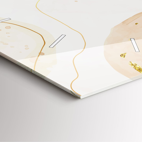 Orologio quadrato Macchie di acquerello