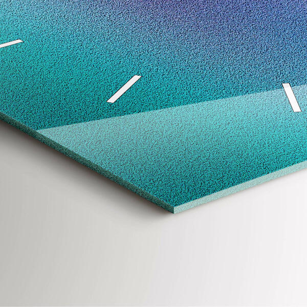 Orologio quadrato Motivo a gradiente