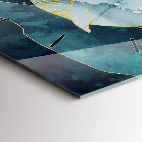 Orologio quadrato Balena astratta