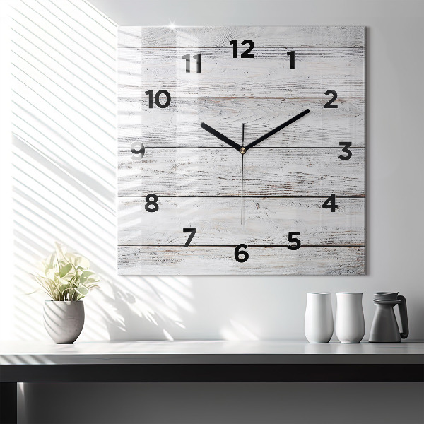 Orologio quadrato in vetro Tavole dipinte
