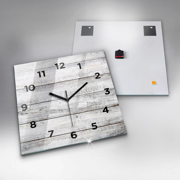 Orologio quadrato in vetro Tavole dipinte