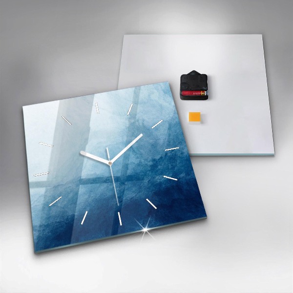 Orologio quadrato in vetro Acqua di prelievo