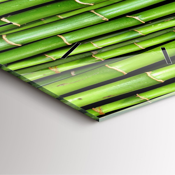 Orologio quadrato Bambù asiatico