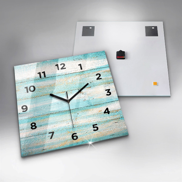 Orologio quadrato Tavole blu