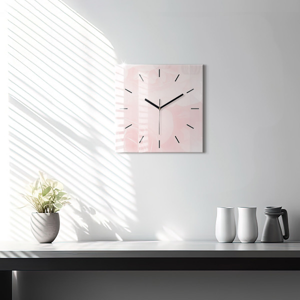 Orologio quadrato Rose in fiore