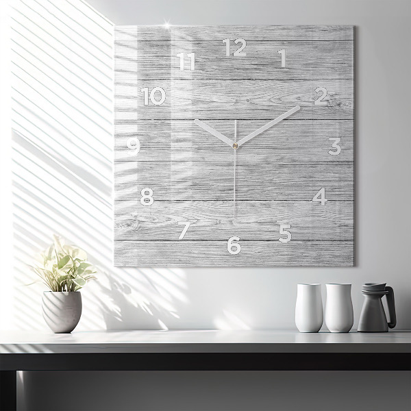Orologio quadrato Pannelli in legno