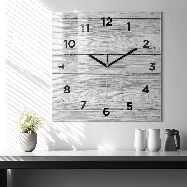 Orologio quadrato Pannelli in legno