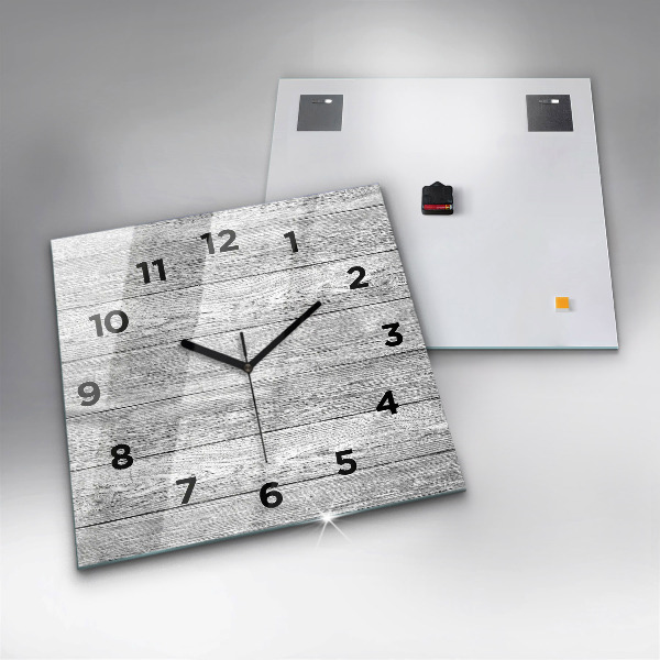 Orologio quadrato Pannelli in legno