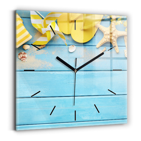 Orologio quadrato Accessori e tavole da spiaggia