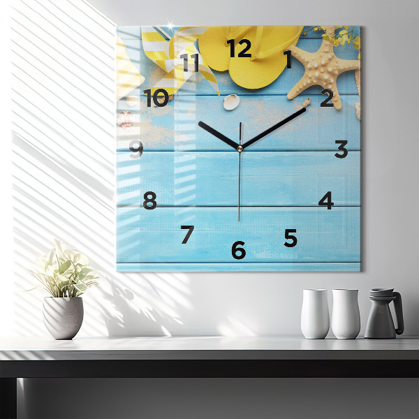 Orologio quadrato Accessori e tavole da spiaggia