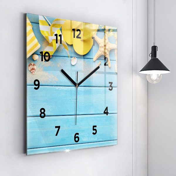 Orologio quadrato Accessori e tavole da spiaggia