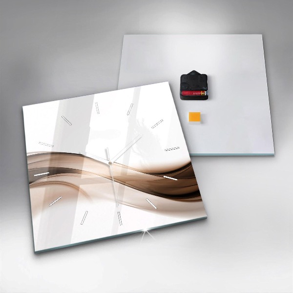 Orologio quadrato Linea di astrazione