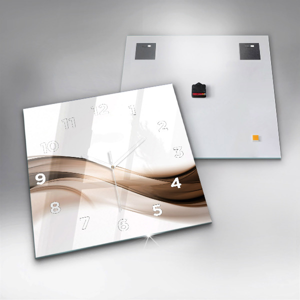 Orologio quadrato Linea di astrazione