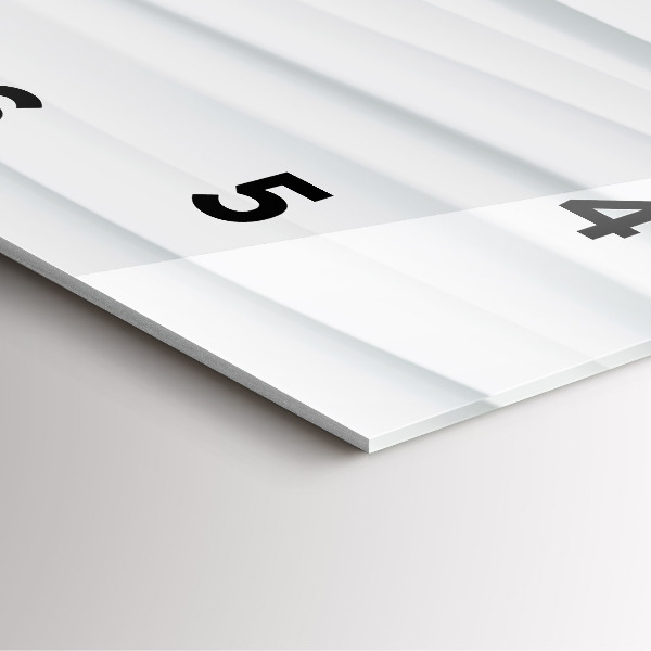 Orologio quadrato Trama delle onde