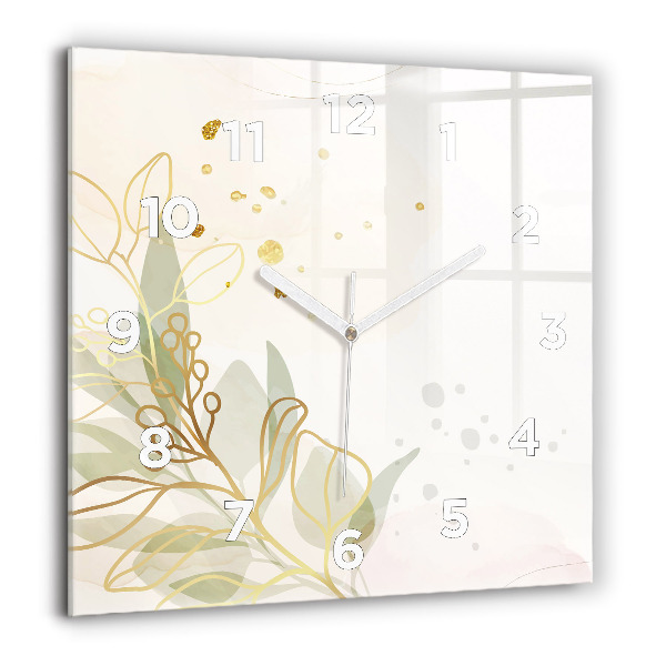 Orologio quadrato Astrazione pastello