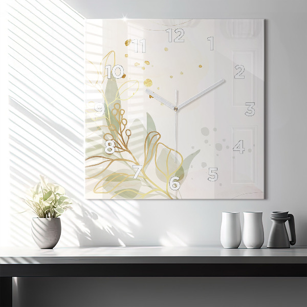 Orologio quadrato Astrazione pastello