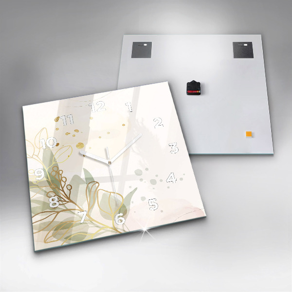 Orologio quadrato Astrazione pastello