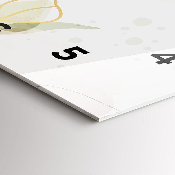 Orologio quadrato Astrazione pastello