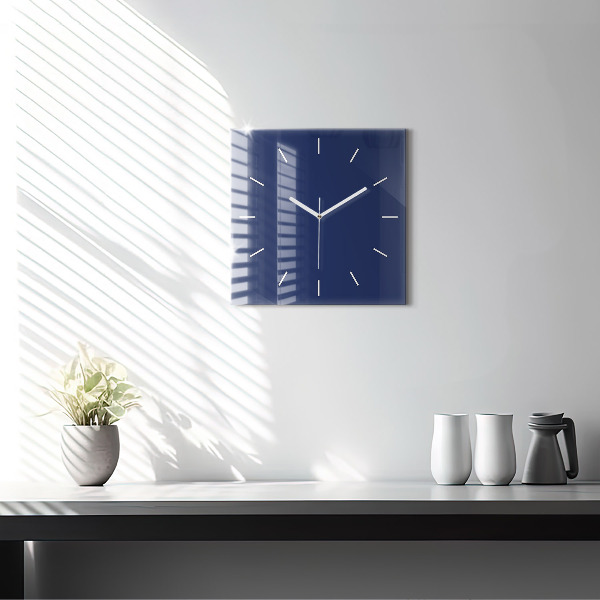 Orologio quadrato Colore blu navy
