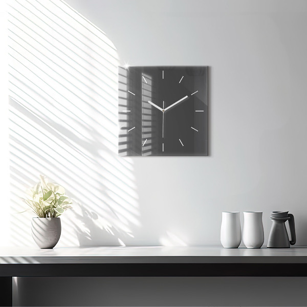 Orologio quadrato Colore grigio