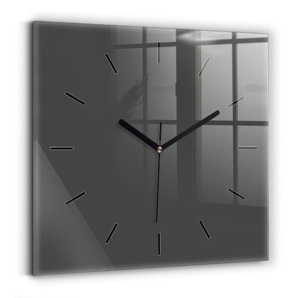 Orologio quadrato Colore grigio