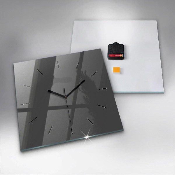 Orologio quadrato Colore grigio