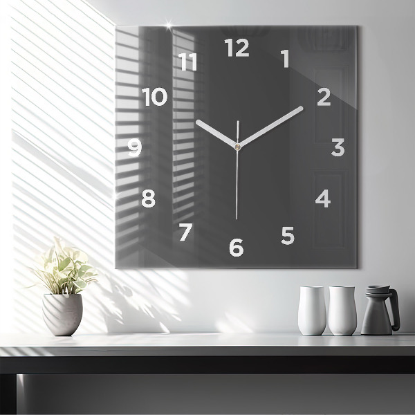 Orologio quadrato Colore grigio