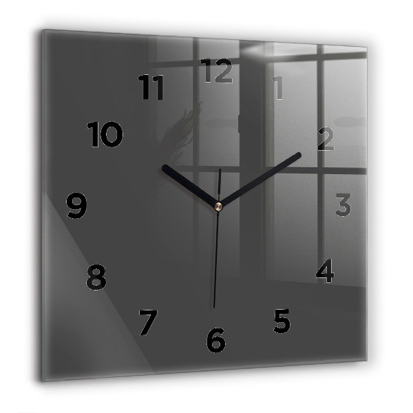 Orologio quadrato Colore grigio