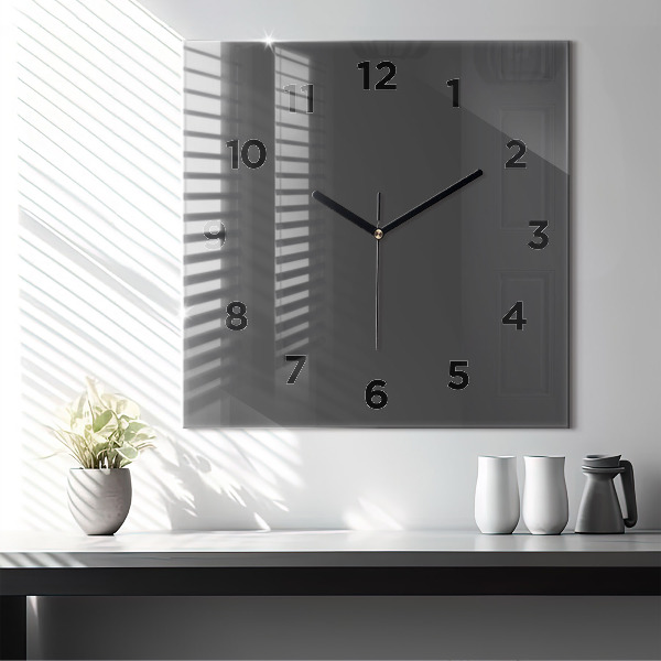 Orologio quadrato Colore grigio