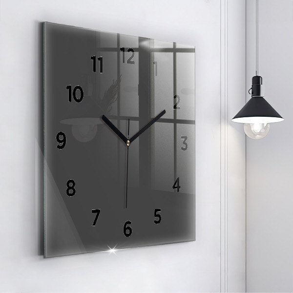 Orologio quadrato Colore grigio