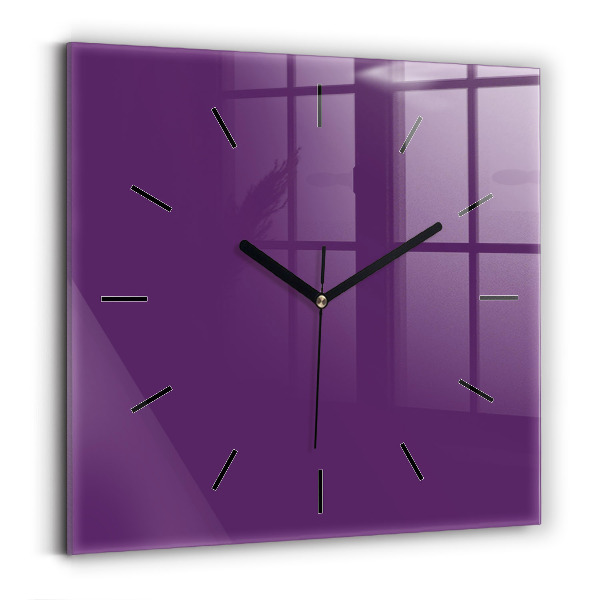 Orologio quadrato Viola