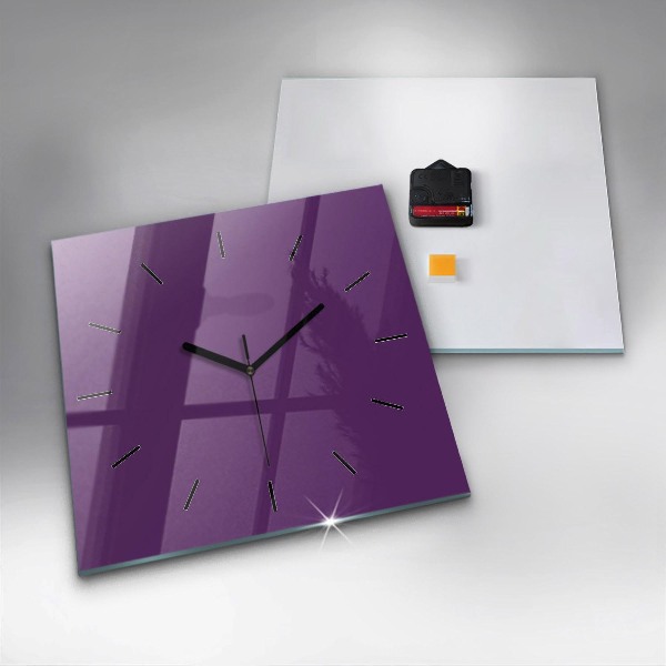 Orologio quadrato Viola