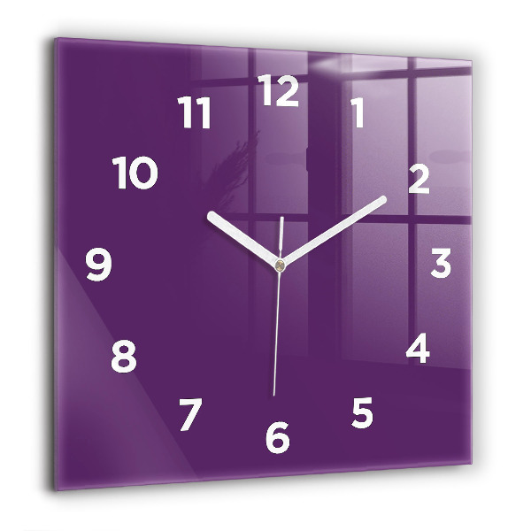 Orologio quadrato Viola