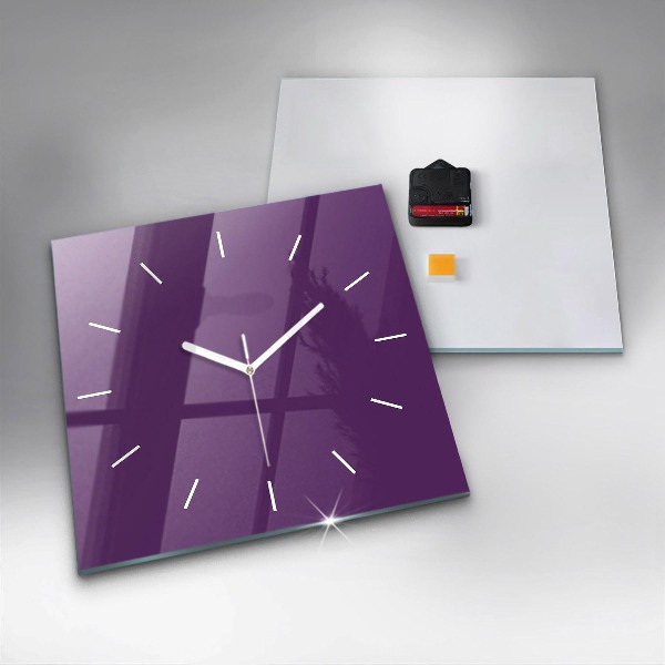 Orologio quadrato Viola